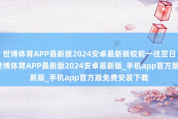 世博体育APP最新版2024安卓最新版较前一往翌日上升0.01%-世博体育APP最新版2024安卓最新版_手机app官方版免费安装下载