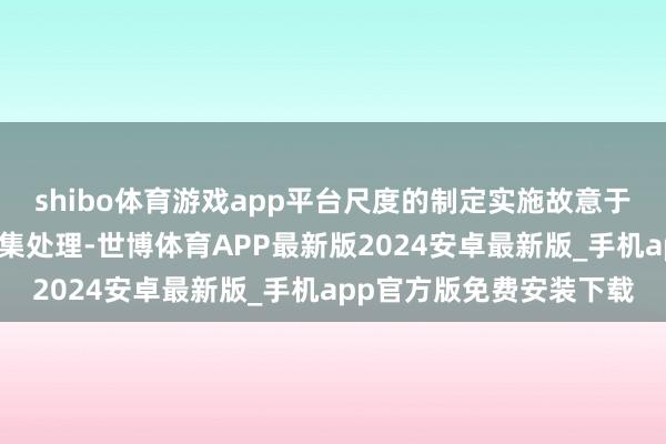 shibo体育游戏app平台尺度的制定实施故意于促进数据的尺度化和汇集处理-世博体育APP最新版2024安卓最新版_手机app官方版免费安装下载